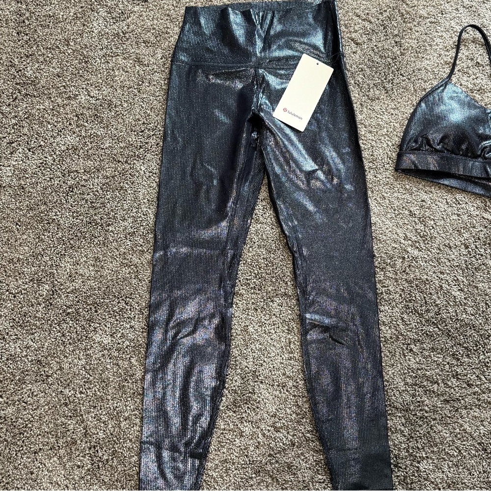 Lululemon Athletica Shimmering Ribbed Pants